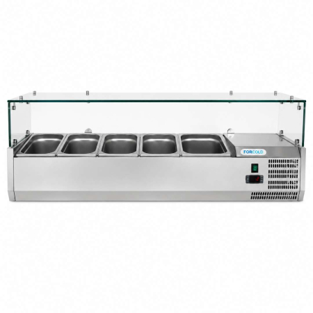 Охлаждаема мензула Forcar G-VRX1400-380 4 GN 1/3 + 1 GN 1/2