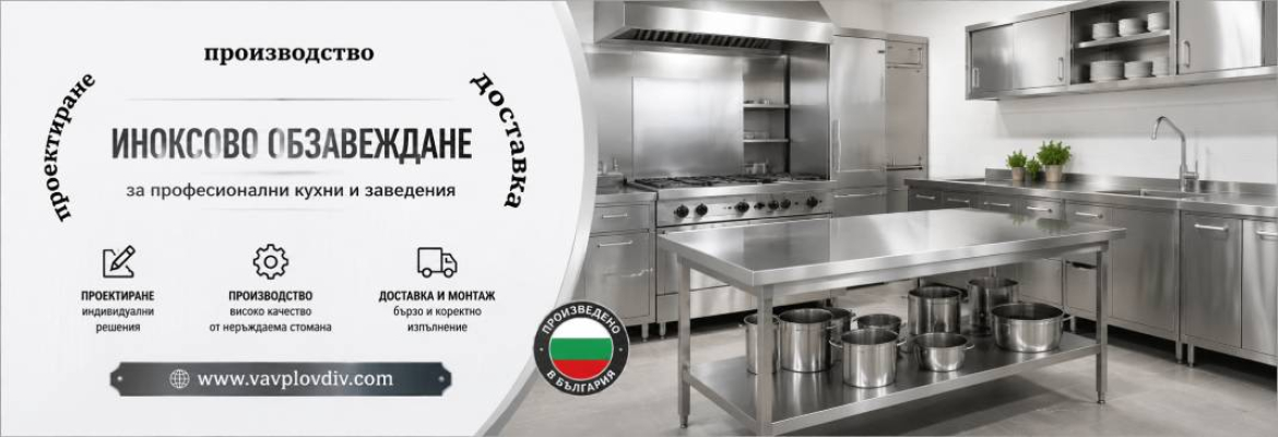 ВАВ-1991 ЕООД - оборудване от неръждаема стомана